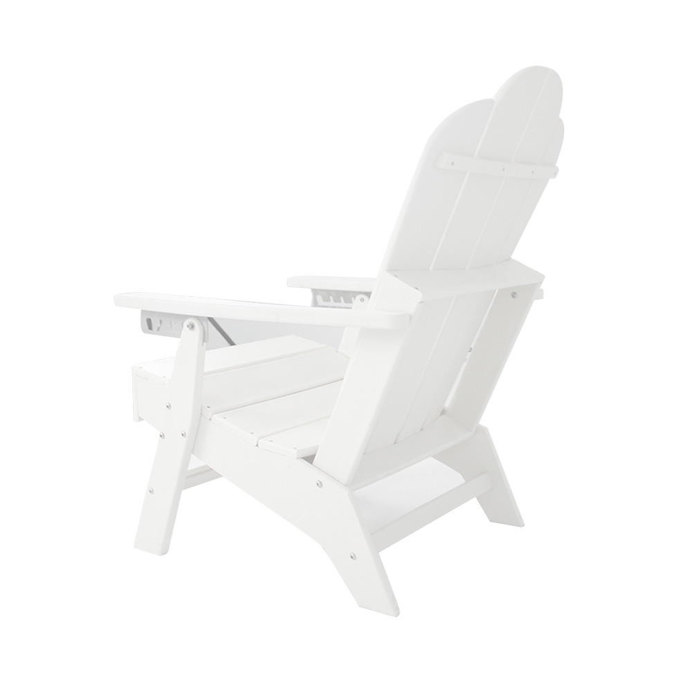 ADM006 Beach Leisure HDPE Adirondack Stol-uttrekkbar sete utendørs hvilestol